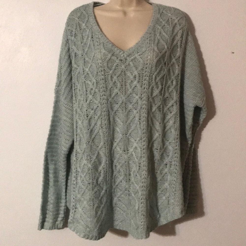 Knit V-neck Sweater